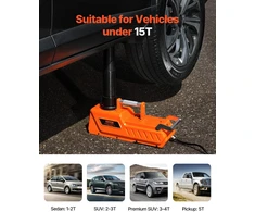 VEVOR Elektrinis automobilio domkratas 15 tonų su LED apšvietimu