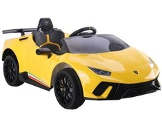 Elektrinis automobilis Lamborghini Huracan – linksmiems ir dinamiškiems pasivažinėjimams vaikams.