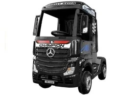 Elektrinis automobilis Mercedes Actros nudažytas – mažųjų vairuotojų nuotykiams ir džiaugsmui.