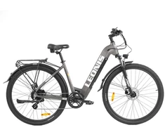 Elektrinis dviratis HECHT LEONIS GRAY, 250W