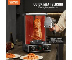 Vevor Elektrinis kebabų peilis su 2 ašmenimis