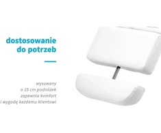 Elektrinis kosmetologinis krėslas Azzurro 891, baltas