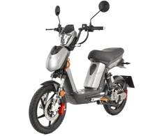 Elektrinis motoroleris HECHT BETIS Sidabrinis, 0,8 kW