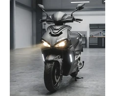 Elektrinis motoroleris HECHT EQUIS Juodas, 3000 W