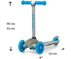Elektrinis paspirtukas SCOOTER Zapp pilkas