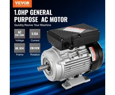 VEVOR 0.75kW elektrinis variklis 2850 APS AC 220-240V