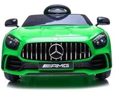 Elektromobilis Mercedes GTR vaikams – pramogai ir saugiam vairavimo pažinimui.
