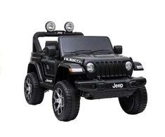 Elektromobilis visureigis Jeep Rubicon 4x4 – nuotykiams ir smagiam vairavimui lauke.