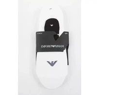 Emporio Armani Calza mikro kojinės medvilninės baltos 3-pakas