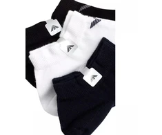 Emporio Armani Medvilninės Patogios Kulninės Kojinės 3 poros - Tamsiai Mėlynos, Juodos, Baltos