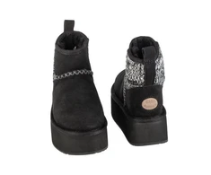 EMU Australia Stinger Knit Platform W W13143-BLAK Batai