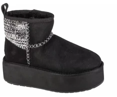 EMU Australia Stinger Knit Platform W W13143-BLAK Batai