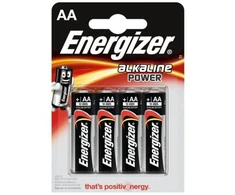 ENERGIZER LR06 AA baterijos, 4 vnt. lizdinėje pakuotėje
