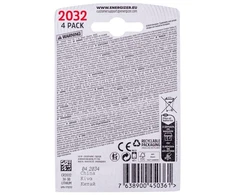 ENERGIZER SPECIALIST BATERIJA CR2032, 4 vnt., 3V, ECO