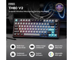 EPOMAKER belaidė mechaninė žaidimų klaviatūra 75% RGB, Hot-Swap, 8000mAh, TH80 V2