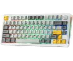 Epomaker TH80 V2 belaidė mechaninė žaidimų klaviatūra 75% RGB 8000 mAh Hot-Swap PBT