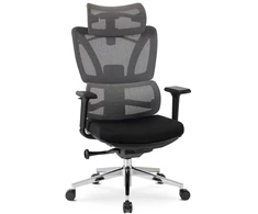 Ergonominė biuro pasukama kėdė DELSIN, juoda
