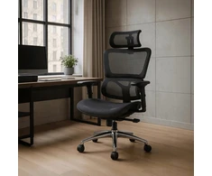 Ergonominė biuro pasukama kėdė ROYAL, juoda