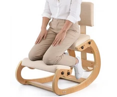 VEVOR Ergonomiška kėdė, medinė nuleidžiama kėdė