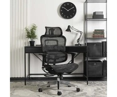 Ergonominė sukamoji biuro kėdė NINO, juoda