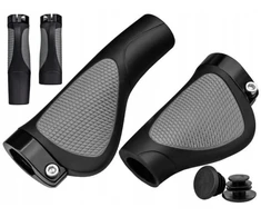 Ergonomiškos dviračio rankenėlės HL-G311-2, 130/92 mm