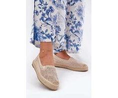 Espadrilės moterims, šviesios, patogios vasarai