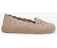 Espadrilės moteriškos platforminės smėlio spalvos Naloenma