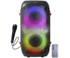 ESPERANZA Garsiakalbis BT FM LED RGB KARAOKE DAINININKAS EP156