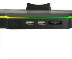 Ausinės ESPERANZA RGB žaidimų aušinimo stovas XALOK EGC110