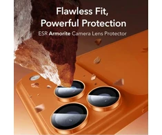 ESR Armorite Camera Lens Glass for iPhone 17 Pro / Max / 15 Pro / Max / 16 Pro / Max / 17 Pro / Max - Oranžinis