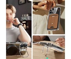 Dėklas ESR Classic Hybrid Kickstand Halolock MagSafe“ dėklo rinkinys + grūdintas stiklas iPhone 16“ - skaidrus