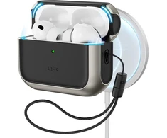 ESR Orbit HaloLock MagSafe dėklas, skirtas AirPods Pro 3 - pilkos ir juodos spalvos