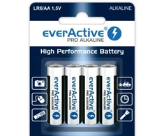 everActive LR6 AA baterijos, 4 vnt. lizdinėje pakuotėje