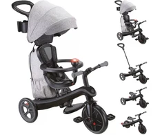 Daugiafunkcinis triratukas Globber Explorer Trike 4in1, pilkas, 633-120