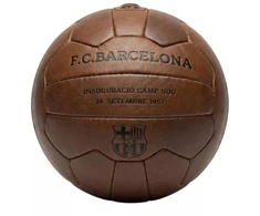 FC Barcelona Camp Nou Retro Futbolo Kamuolys Oficialiai Licencijuotas Natūrali Oda B1048