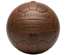 FC Barcelona Camp Nou Retro Futbolo Kamuolys Oficialiai Licencijuotas Natūrali Oda B1048