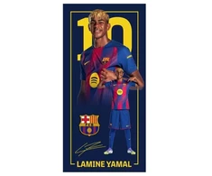 FC Barcelona paplūdimio rankšluostis Yamal iš mikropluošto 70x140 124609