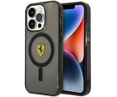 Ferrari FEHMP14LURKK Apple iPhone 14 Pro 6,1″ juodos spalvos kietas dėklas Translucent Magsafe