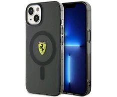 Ferrari FEHMP14MURKK Apple iPhone 14 Plus / 15 Plus 6.7″ juodos spalvos kietas dėklas Translucent Magsafe