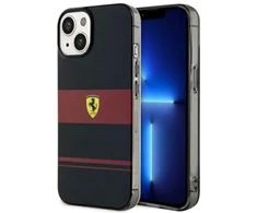 Ferrari FEHMP14SUCOK Apple iPhone 14 / 15 / 13 6.1″ juodos spalvos kietas dėklas IMD Combi Magsafe