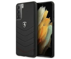 Ferrari FEHQUHCS21MBK S21+ G996 juodos spalvos kietas dėklas Off Track Quilted
