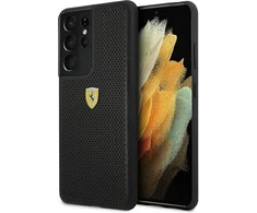 Ferrari FESPEHCS21LBK S21 Ultra G996 juodos spalvos kietas dėklas On Track Perforated