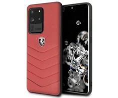 Ferrari kietas dėklas FEHQUHCS69RE S20 Ultra G988 red Heritage
