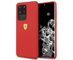 Samsung Galaxy S20 Ultra Ferrari dėklas silikoninis (FESSIHCS69RE) raudonos spalvos