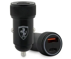 Ferrari charger alone. FECCMENK PD-QC3.0 20W Fast Charge juodos spalvos
