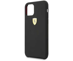 Ferrari Silicone silikoninis telefono dėklas iPhone 11 Pro Max, juodas