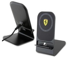Ferrari belaidis įkroviklis FEMFBMALK 15W juodos spalvos 2023 Collection MagSafe