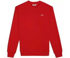 Fila Leverano Standartinio Kirpimo Džemperis Apvalia Apykakle Raudonas FAM0876 30002