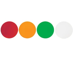 Filtrai, skirti 5W LED įsmeigiamam šviestuvui, baltos/žalios/geltonos/raudonos sp., E576