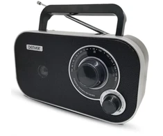 FM radijas su analoginiu derinimu Denver TR-51, juodas